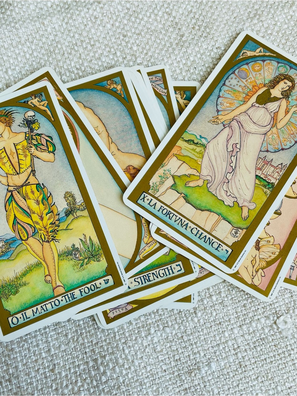 Vintage 1997 Renaissance Tarot Cards Deck w/Instructions - Picture 4 of 8